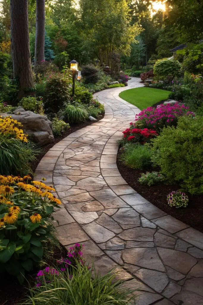 7 Backyard Walkway Ideas Using Pavers for Stylish Paths 4 7 Backyard Walkway Ideas Using Pavers for Stylish Paths