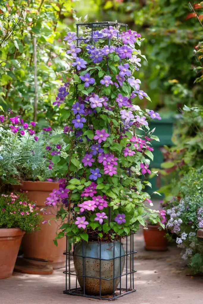 Clematis Trellis Ideas for a Beautiful Garden 6 Clematis Trellis Ideas for a Beautiful Garden