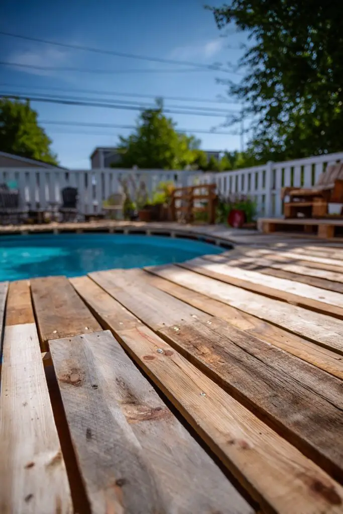 Above Ground Pool Deck Ideas on a Budget (5 DIY Designs) 6 Above Ground Pool Deck Ideas on a Budget (5 DIY Designs)