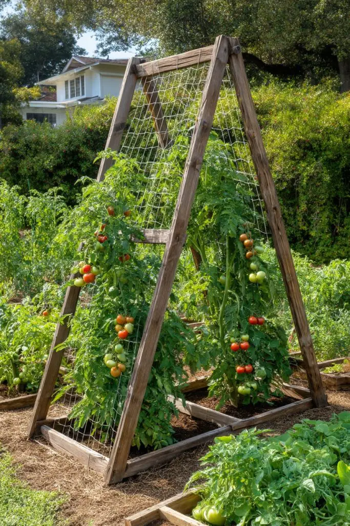 8 DIY Tomato Trellis Ideas for Healthier Plants 7 8 DIY Tomato Trellis Ideas for Healthier Plants