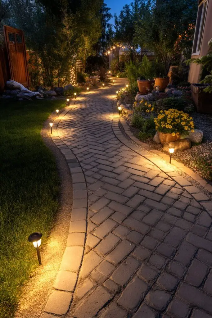 7 Backyard Walkway Ideas Using Pavers for Stylish Paths 12 7 Backyard Walkway Ideas Using Pavers for Stylish Paths