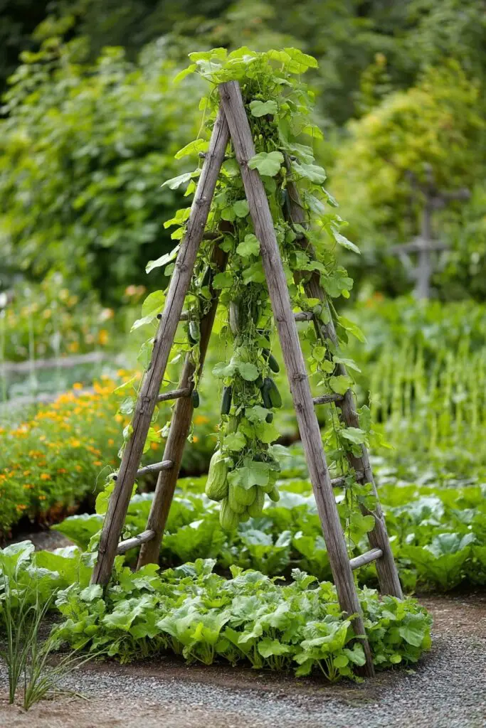 7 Best Cucumber Trellis Ideas + Easy DIY Designs 2 7 Best Cucumber Trellis Ideas + Easy DIY Designs