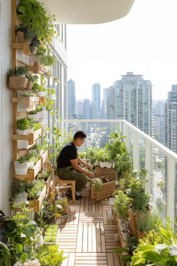 Balcony Garden Layout Ideas for Small Apartments 4 Balcony Garden Layout Ideas for Small Apartments