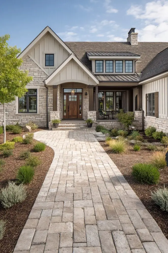 Paver Walkway Ideas for Star Quality Curb Appeal 2 Paver Walkway Ideas for Star Quality Curb Appeal