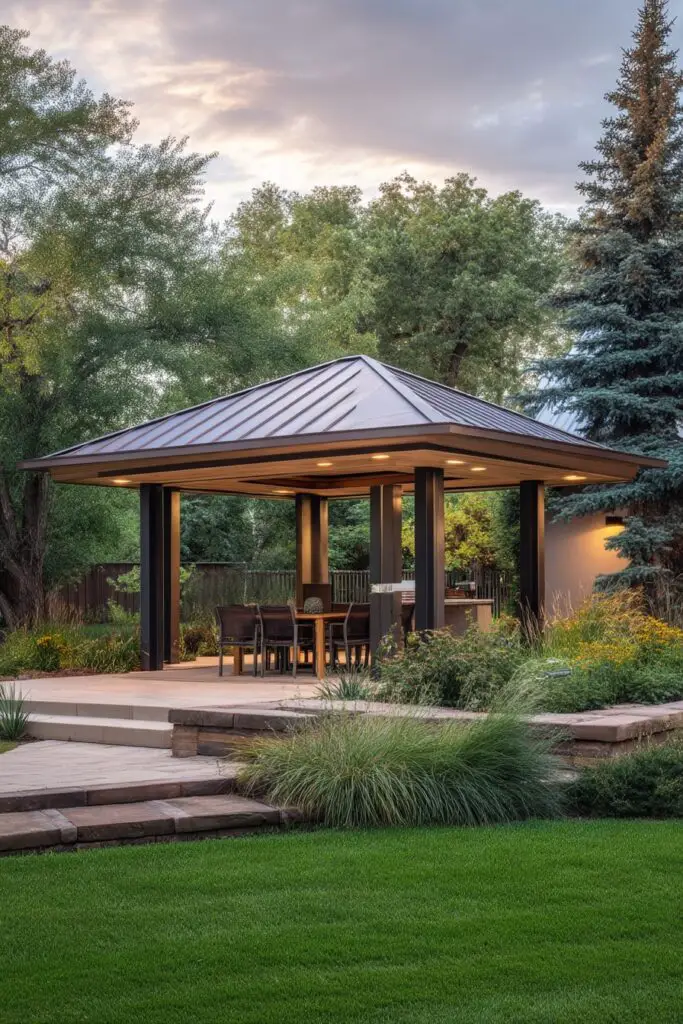 Modern Gazebo Design Guide for Stylish Backyards 4 Modern Gazebo Design Guide for Stylish Backyards