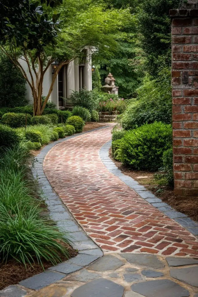 Flagstone Walkway Ideas: 5 Ways to Use Stone Pavers 3 Flagstone Walkway Ideas: 5 Ways to Use Stone Pavers