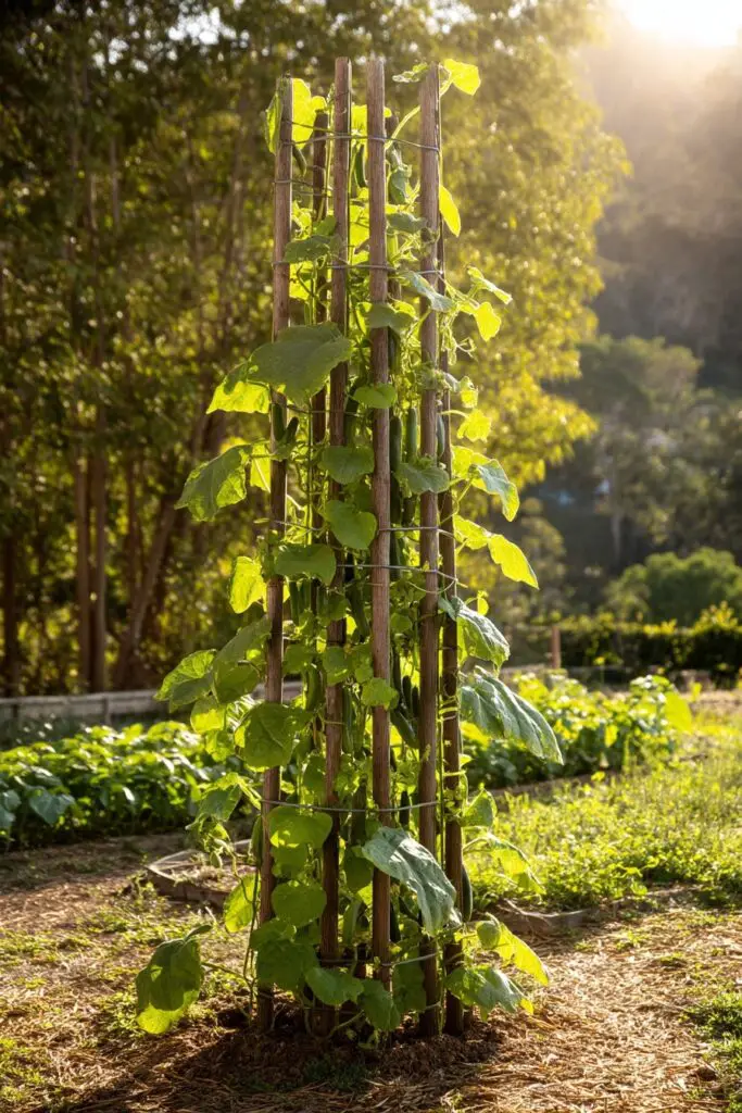 7 Best Cucumber Trellis Ideas + Easy DIY Designs 3 7 Best Cucumber Trellis Ideas + Easy DIY Designs