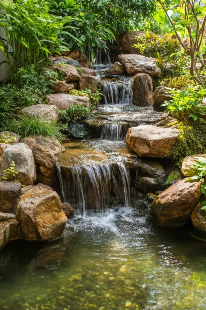 Small Ponds With Mini Waterfall Ideas 2 Small Ponds With Mini Waterfall Ideas