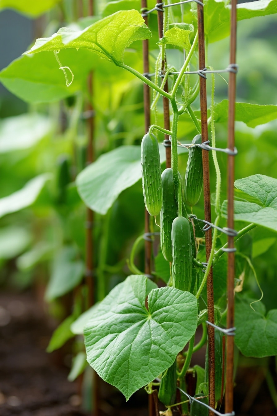 7 Best Cucumber Trellis Ideas + Easy DIY Designs