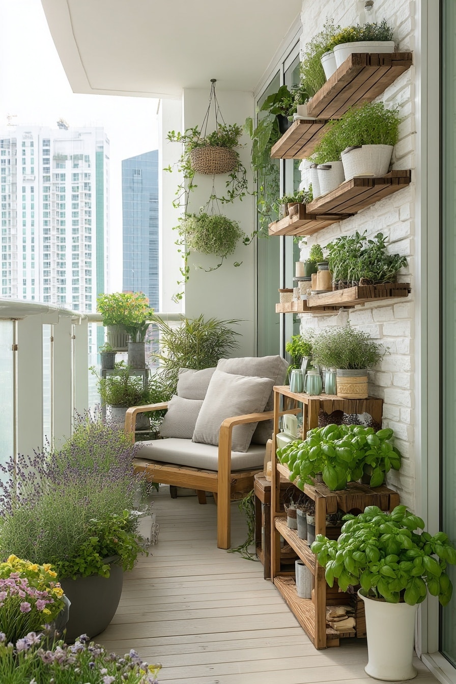 Balcony Garden Layout Ideas for Small Apartments