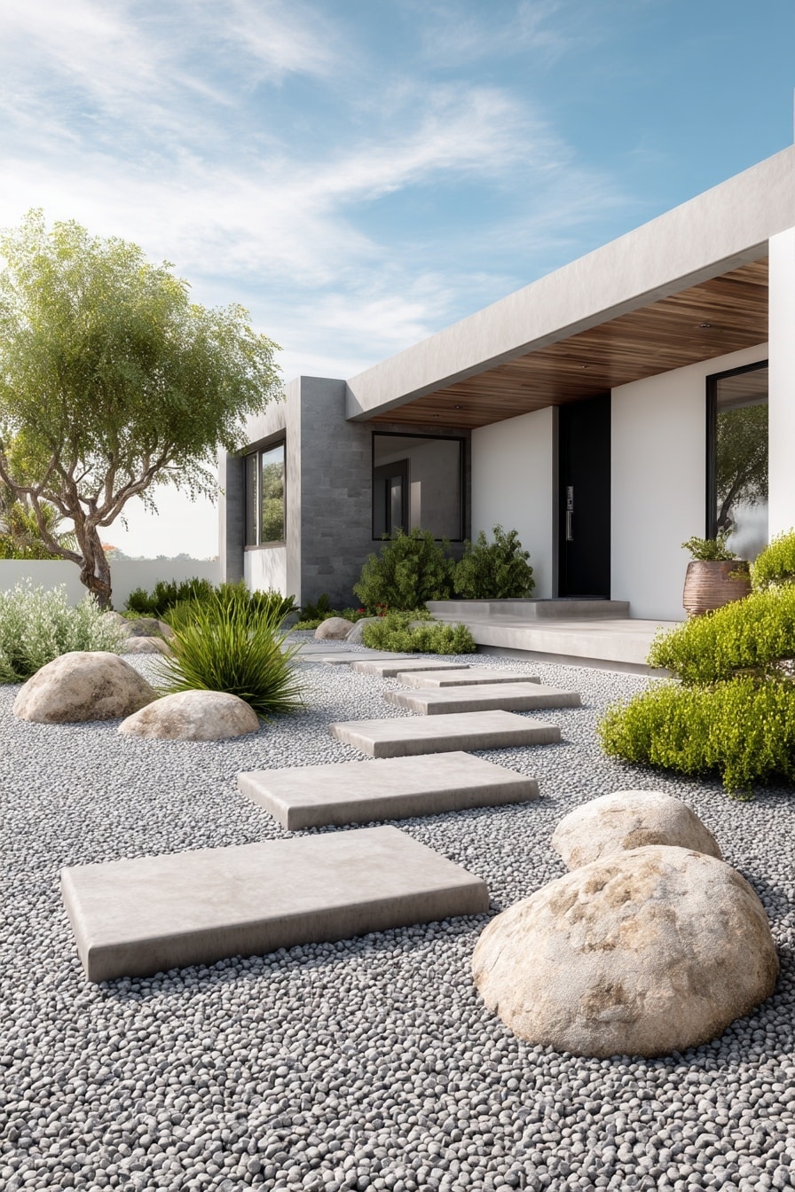 Minimalist Landscaping Front Yard Ideas