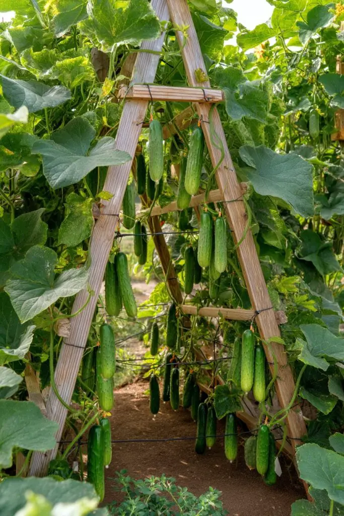 7 Best Cucumber Trellis Ideas (Easy DIY) 3 7 Best Cucumber Trellis Ideas (Easy DIY)