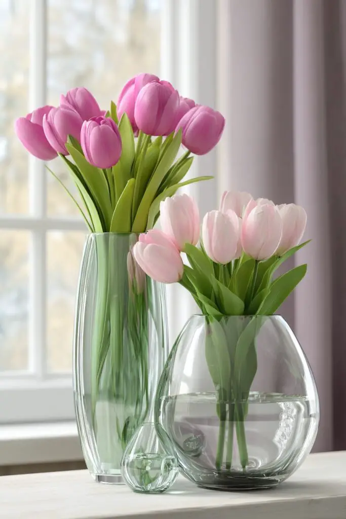 Tulips in Vase: 5 Simple Arrangement Tips 2 Tulips in Vase: 5 Simple Arrangement Tips