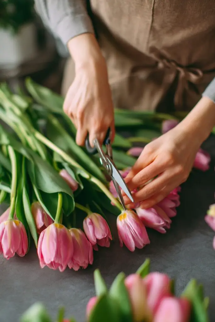 Tulips in Vase: 5 Simple Arrangement Tips 3 Tulips in Vase: 5 Simple Arrangement Tips