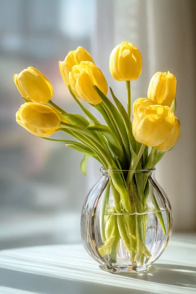Tulips in Vase: 5 Simple Arrangement Tips 5 Tulips in Vase: 5 Simple Arrangement Tips