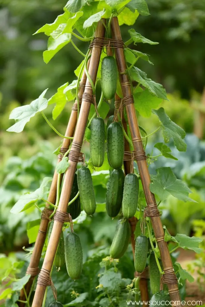 7 Best Cucumber Trellis Ideas (Easy DIY) 7 7 Best Cucumber Trellis Ideas (Easy DIY)