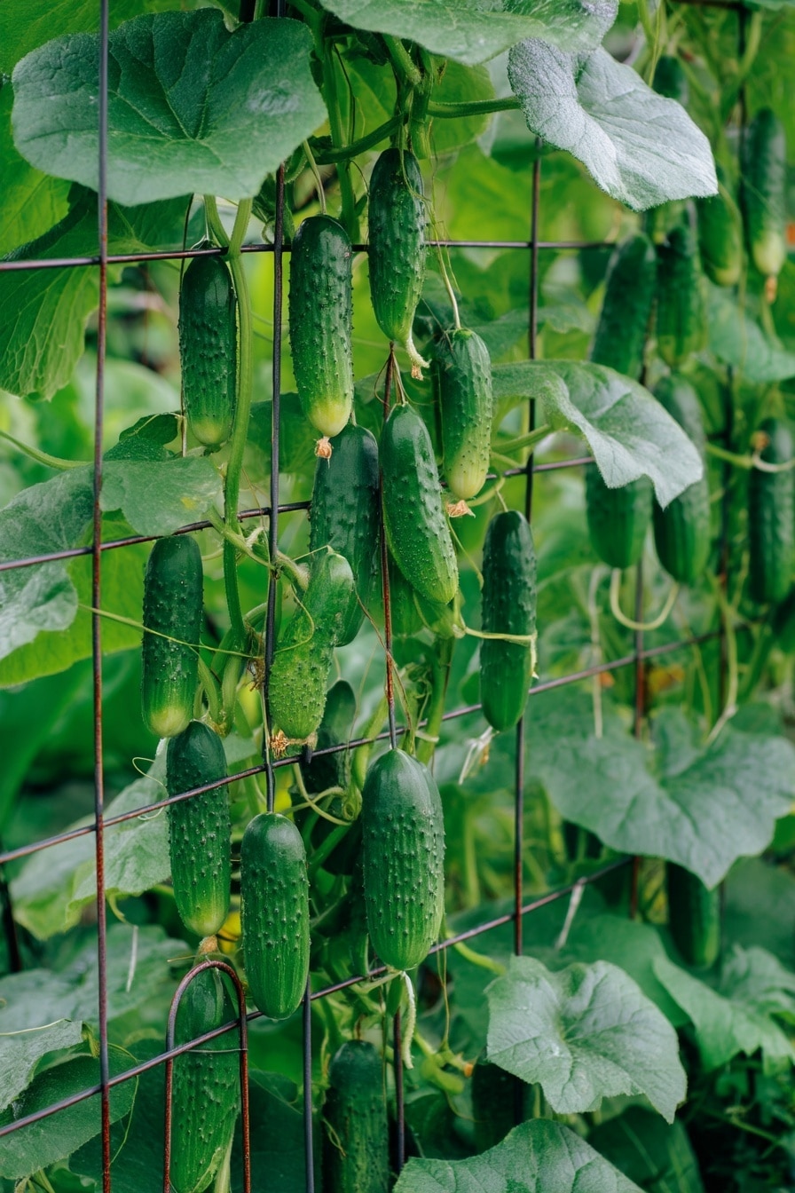 7 Best Cucumber Trellis Ideas (Easy DIY)